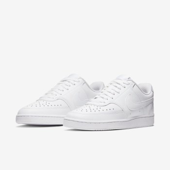 Nike Court Vision Low - Női Utcai Cipő - Fehér/Fehér/Fehér